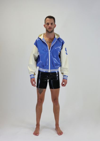 SAR sportliche Bomberjacke aus Latex